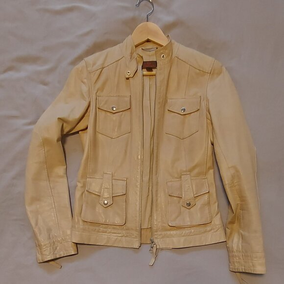 Leather Bomber Jacket - Picture 1 of 5